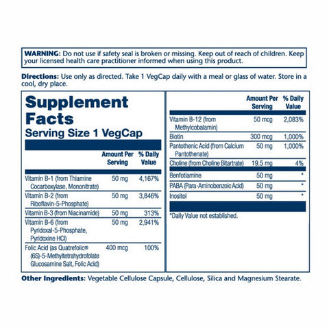 Solaray, Methyl B-Complex 50, 60 Caps