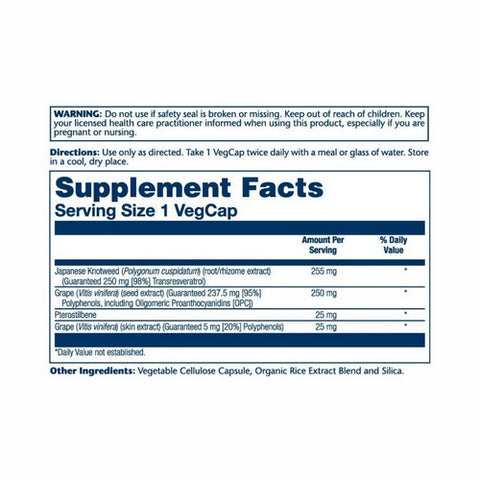 Solaray, Super Resveratrol, 30 Caps
