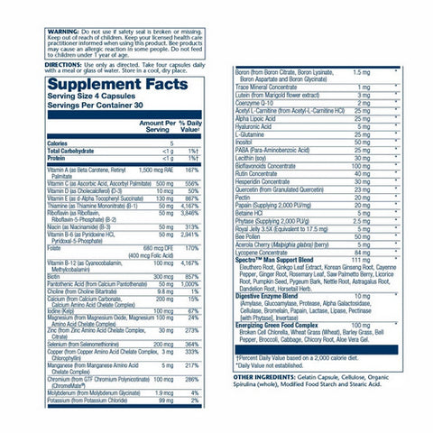 Solaray, Spectro Man, 120 Caps