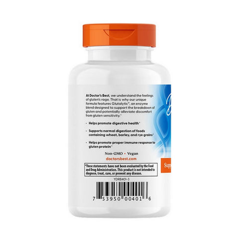 Doctors Best, Gluten Rescue with Glutalytic, 60 Veggie Caps