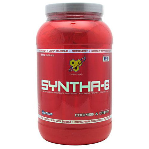 BSN Inc., Syntha-6, Cookies and Cream 2.91 lbs