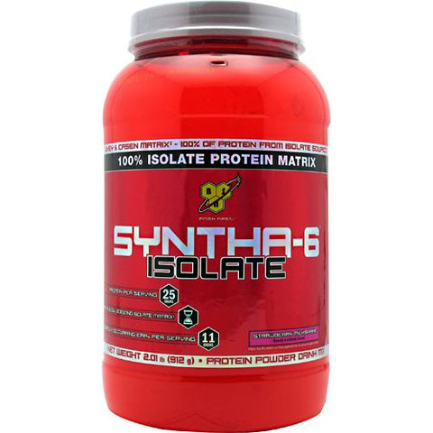 BSN Inc., Syntha-6 Isolate, Strawberry 2 lbs