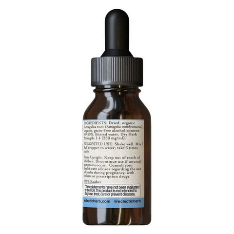 Eclectic Herb, Astragalus, 1 Oz with Alcohol
