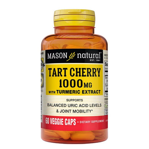 Mason, Tart Cherry Extract With Turmeric, 1,000 mg, 60 Caps