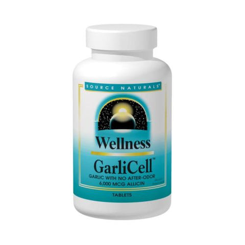 Wellness GarliCell 45 Tabs by Source Naturals