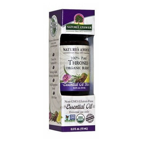 Nature's Answer, Organic Essential Oil, 0.5 Oz
