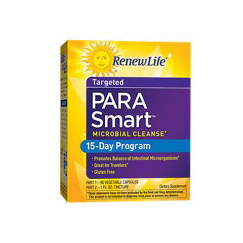 Renew Life, ParaSmart Cleansing 15-Day Program, 2-PT KIT Capsules & Tincture
