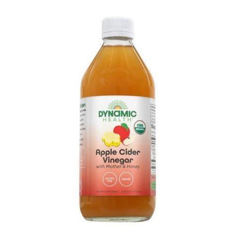 Dynamic Health Laboratories, Apple Cider Vinegar with Mother Certified Organic, 16oz