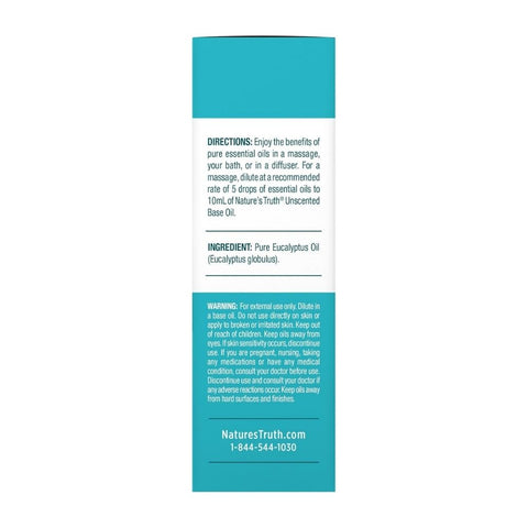 Nature's Truth, Pure Essential Oil Eucalyptus, 0.51 Oz
