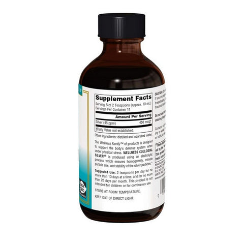 Source Naturals, Wellness Colloidal Silver, 45 PPM, 4 Oz