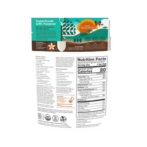 Navitas Organics, Organics Cacao Sweet Nibs, 4 Oz