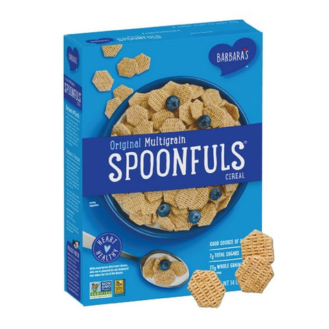 Barbaras Bakery, Shredded Spoonfuls Multigrain Cereal, 14 Oz(Case Of 12)