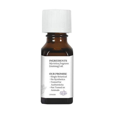 Aura Cacia, Essential Oil Nutmeg, (mystica fragrans) 0.5 Fl Oz