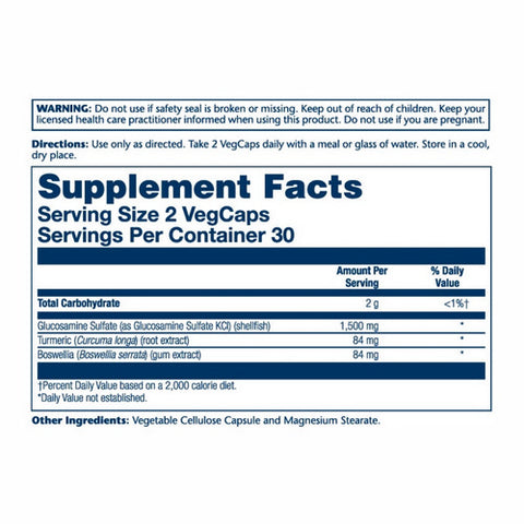 Solaray, Glucosamine Sulfate, 1500 mg, 60 Caps