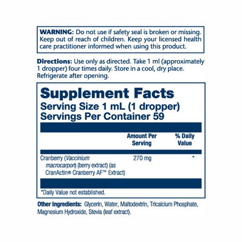 Solaray, CranActin, 315 mg, 2 Oz (Cranberry)