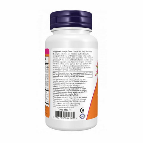 Now Foods, Co-Enzyme B-Complex, 60 Veg Caps