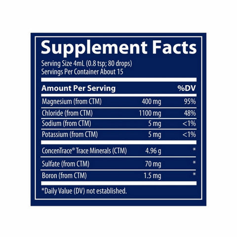 Trace Minerals, Liquid Ionic Magnesium, 400 mg, 4 Oz