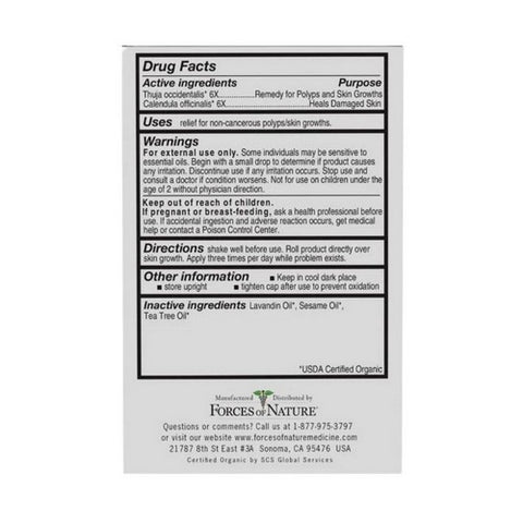 Forces of Nature, Skin Tag Control Extra Strength, 4 ml