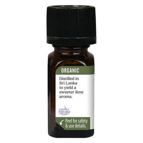 Aura Cacia, Organic Essential Oil, Lime 0.25 Oz