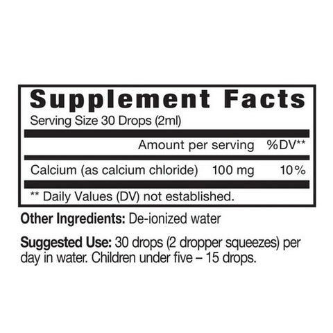 Eidon Ionic Minerals, Calcium Concentrate, 2 Oz