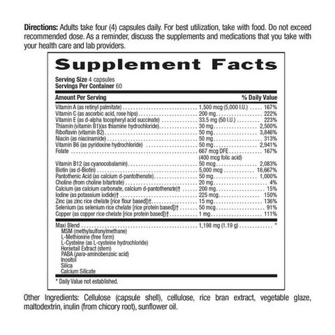 Country Life, Maxi Hair Plus Biotin, 5000 mcg, 240 Veg Caps