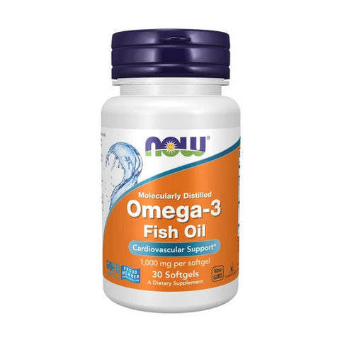Now Foods, Omega-3, 1000 mg, 30 Soft Gels