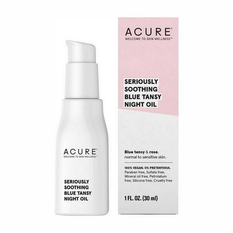Acure, Seriously Soothing Blue Tansy Night Oil, 1 Oz
