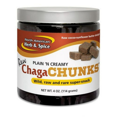 North American Herb & Spice, ChagaChunks Plain 'n Creamy - Nondairy, 4 Oz