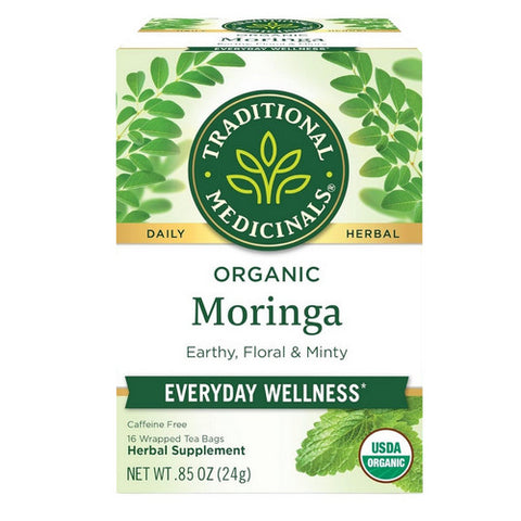 Traditional Medicinals, Organic Tea Moringa with Spearmint and Sage, 16 Bags