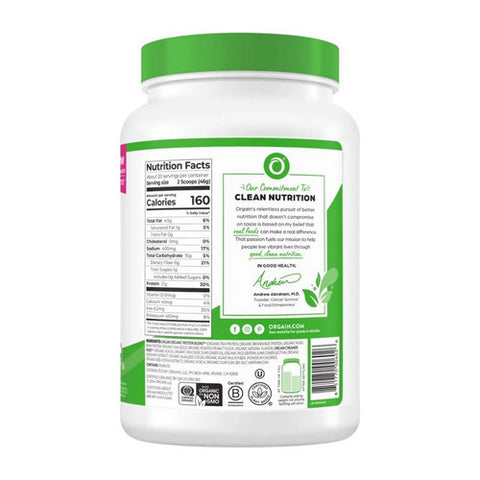 Orgain, Organic Plant Based Protein Powder, Chocolate Peanut Butter 2.03lb
