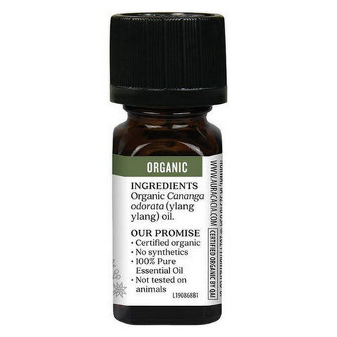 Aura Cacia, Organic Essential Oil, Ylang Ylang C .25Oz
