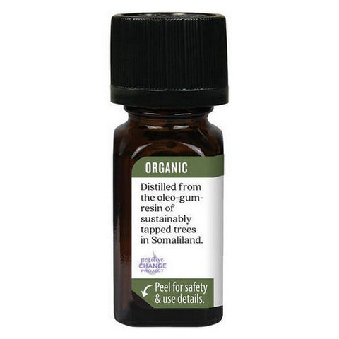 Aura Cacia, Organic Myrrh Essential Oil, .25 Oz