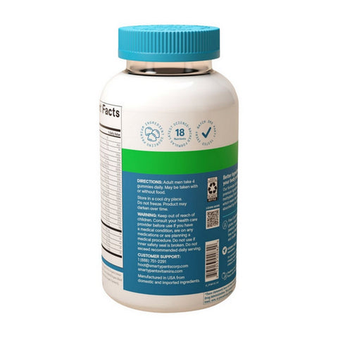 SmartyPants, Organic Men's Multi & Omegas Gummies, 120 Count