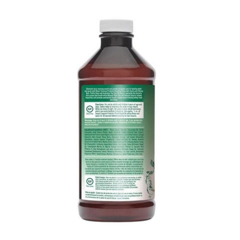 Desert Essence, Prebiotic Plant-Based Brushing Rinse Mint, 16 Oz