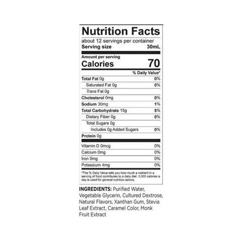 Sweetleaf Stevia, SweetLeaf Sugar Free Stevia Syrup, Maple 12 Oz