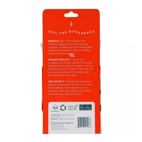 Cleanlogic, Exfoliating Body Scrubber, 1 Count