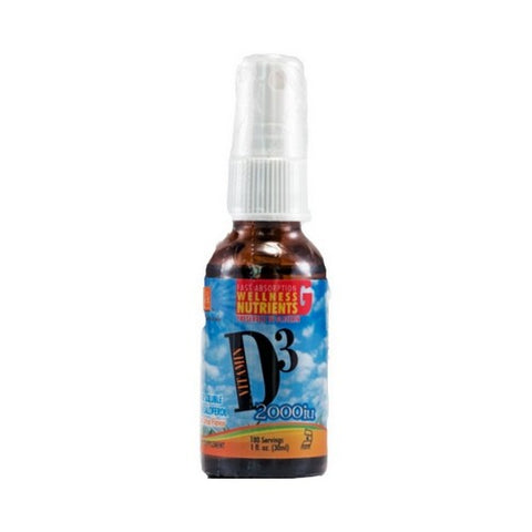 L. A .Naturals, D3 MCT Spray, 2,000 IU, 1 Oz