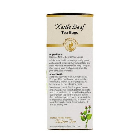 Celebration Herbals, Organic Nettle Leaf Tea, 24 Bags