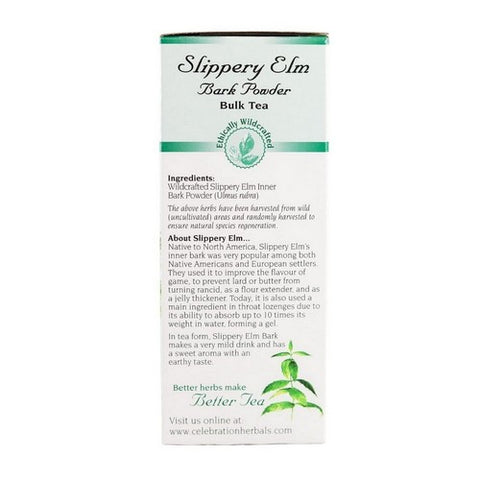 Celebration Herbals, Slippery Elm Bark Powder Tea, 65 grams