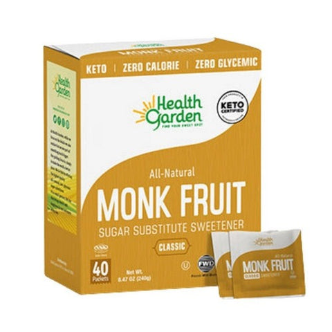 Health Garden, Monk Fruit Classic, 40 Packets