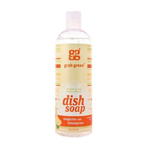 Grab Green, Dish Soap Tangerine with Lemongrasss, 16 Oz