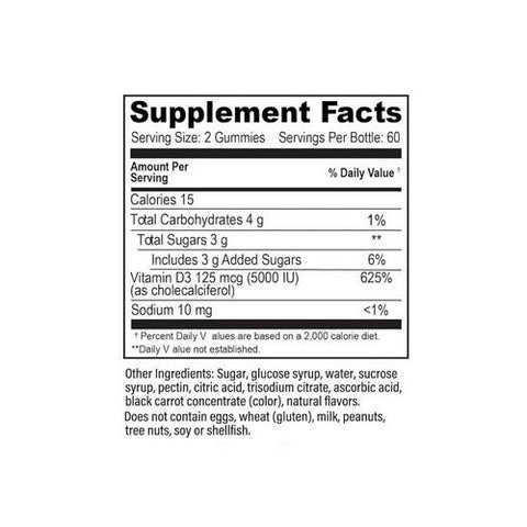 Yum-V's, Complete Vitamin D Jellies, 5000 IU, 60 Chewables Yum-V's