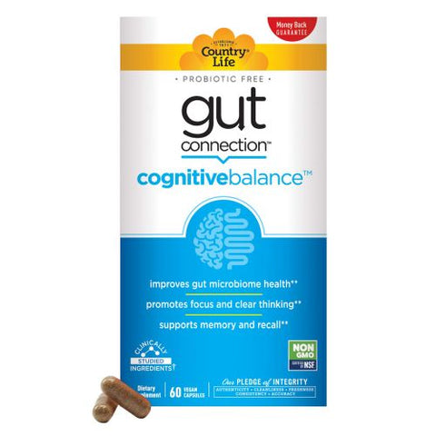 Gut Connection Cognitive Balance 60 Caps by Country Life