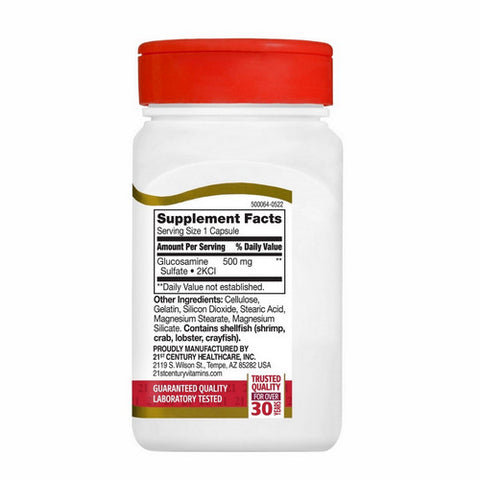 21st Century, Glucosamine Relief, 60 Capss