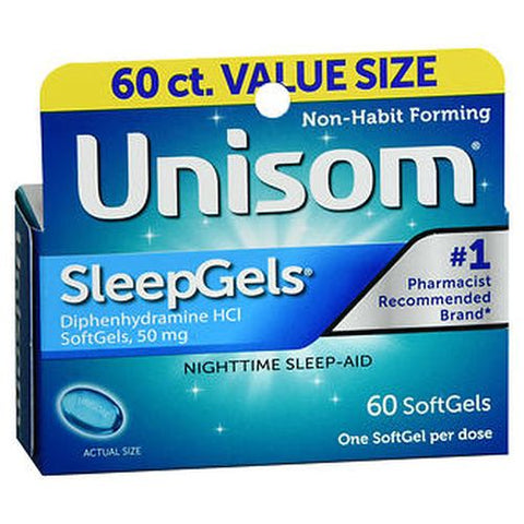 Cortizone-10, Unisom Sleepgels Nighttime Sleep Aid, 60 Each