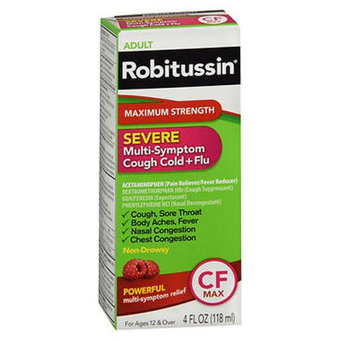 Robitussin, Adult Maximum Strength, 4 Oz