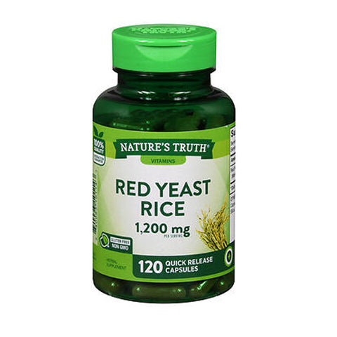 Nature's Truth, Red Yeast Rice Quick Release Capsules, 600 Mg, 120 Caps
