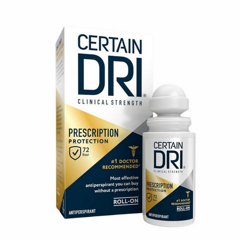 Certain Dri, Prescription Strength Clinical Anti-Perspirant Roll- On, 1.2 Oz