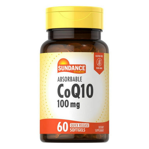 Sundance, Vitamins CoQ 10 Plus Softgels, 100 mg, 60 Tabs