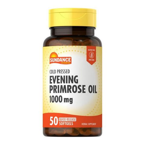 Sundance, Vitamins Evening Primrose Oil Softgels, 1000 mg, 50 Caps